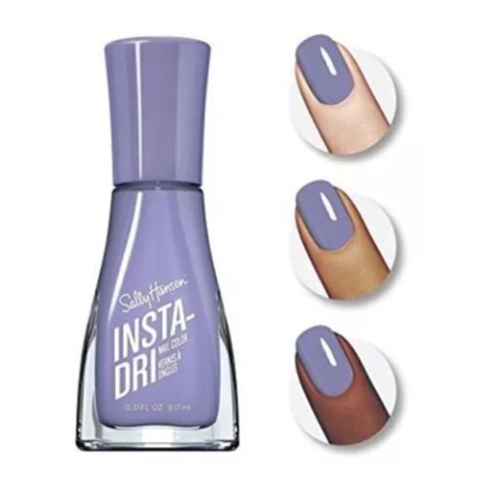 Lot Of 4 NEW Sally Hansen Insta-Dri Nail Polish Leapin' Lilac Fast Drying